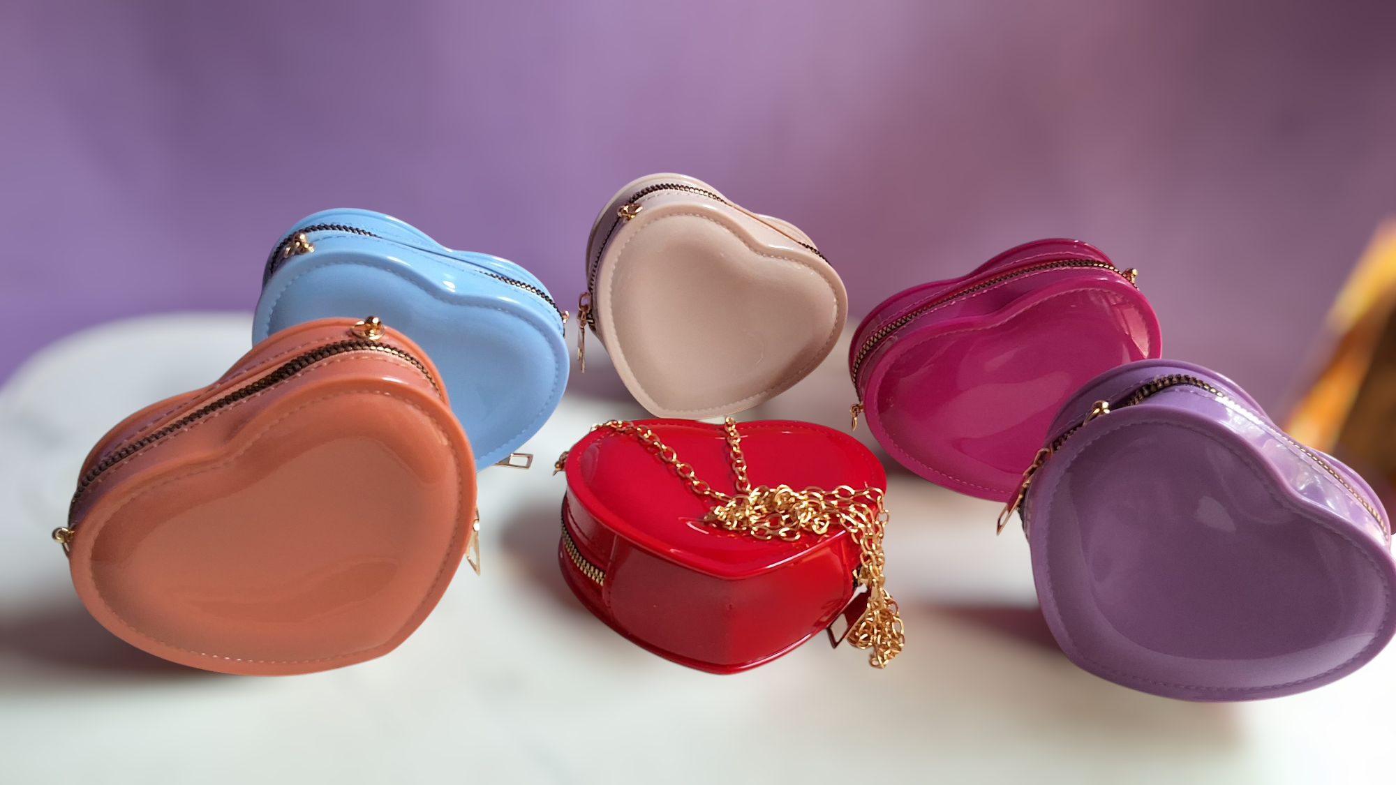 Heart silicon Bag