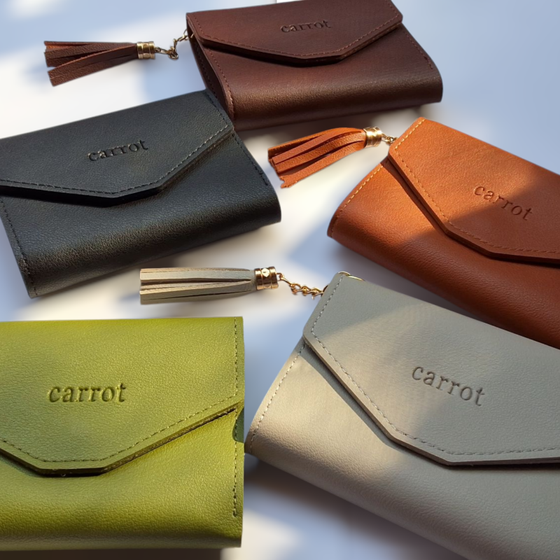 Leather trifold premium wallet