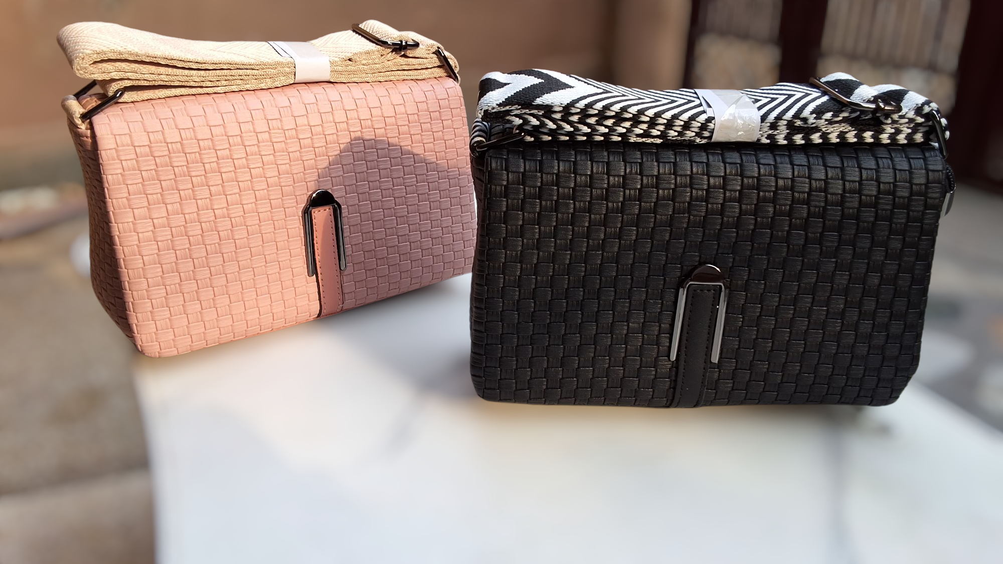 Criss cross sling bag