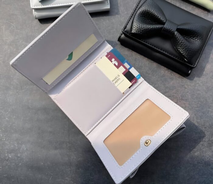 Bow Trifold Wallet - Image 5