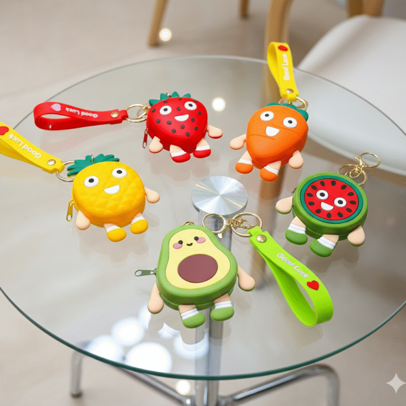Fruit Keychain Pouch