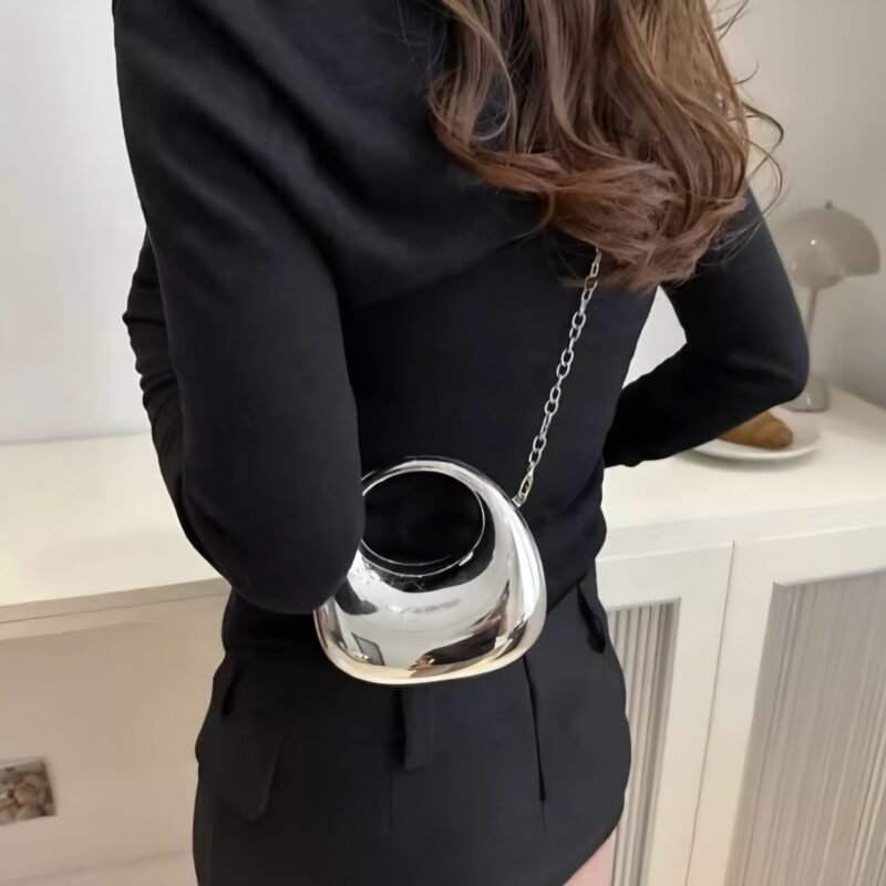 Moon Clutch Mini Acrylic Handbag